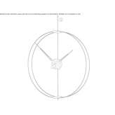 Wooden clock mounted on the wall Bodrum