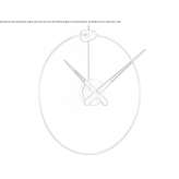 Wall clock made of wood and metal Bodrum