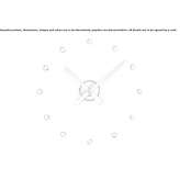Metal clock for wall mounting Codaesti