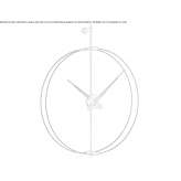 Wall clock made of wood and metal Bodrum