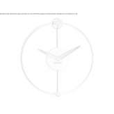Wall clock made of wood and styrofoam Cozmeni