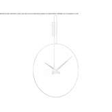 Brass and wood wall clock Bodrum