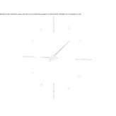 Wall clock made of metal and wood Codaesti