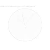 Concrete clock for wall mounting Pance