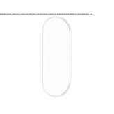 Resin mirror for wall mounting in an oval frame Commer