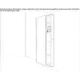 Mirror with cabinet Travesio