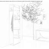 Mirror / bathrobe hanger Cegani