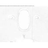 Wall-mounted bathroom mirror Caleppio