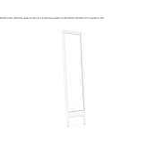 Free-standing oak mirror in a frame Alotepec