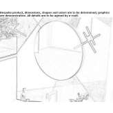 Round mirror for wall mounting Psedakh