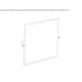 Wall-mounted bathroom mirror Ecoyeux