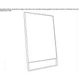 Freestanding rectangular mirror Muriae
