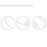 Mirror in a metal round frame Nuseni