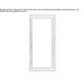 Rectangular mirror in a frame Azagra