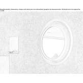 Solid wood mirror, wall mounted Mandas