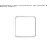 Mirror in a square frame Azagra