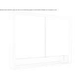 Bathroom mirror with cabinet Eloyes