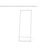 A standing mirror in a rectangular frame Choix