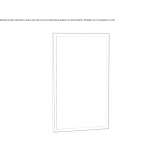Lustro aluminiowe Plouguin