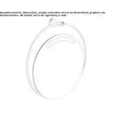 Round bathroom mirror mounted on the wall Rockaway