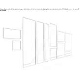 Wall-mounted mirror Travesio