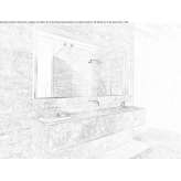 Rectangular mirror mounted on the wall Eslava