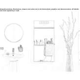 Radiant wall panel/mirror Rakke