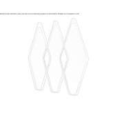 Wall-mounted mirror Clerval