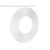 Round wall mirror made of MDF Fischeln