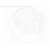 Round glass mirror with print Plelo