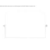 Tiltable rectangular bathroom mirror Arendonk