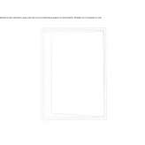 Lustro wiszące w prostokątnej ramie Laruns