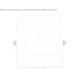 Tiltable bathroom mirror Arendonk