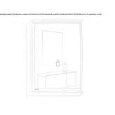 Rectangular wall mirror made of wood and glass in a frame Redkey