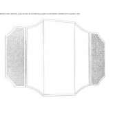 Wall-mounted glass mirror with integrated lighting Colwich