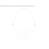 Tilting oval bathroom mirror Rusinow