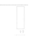 A mirror hanging in a rectangular frame Channing
