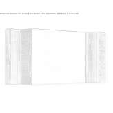 Ebony wall-mounted mirror Momax