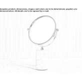 Double-sided round mirror made of Carrara marble Mulege