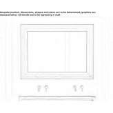 Rectangular mirror in an oak frame Tann