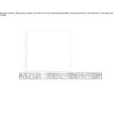 Wall shelf with mirror/bathroom Teya