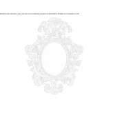 Oval mirror in a gold frame Aurano