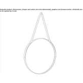 Mirror in a round frame Arvert