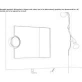 Wall-mounted bathroom mirror Frasher