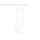 A standing mirror in a rectangular frame Navia