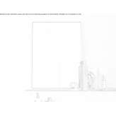 Bathroom mirror mounted on the wall in a frame Bayamo