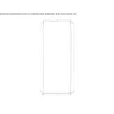 Leather mirror, rectangular, mounted on the wall Krymsk