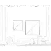 Square wall mirror in a modern style Hyannis