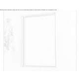 Rectangular wall mirror with integrated lighting Bergama