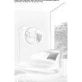 Round wall-mounted mirror in a frame Bujalaro